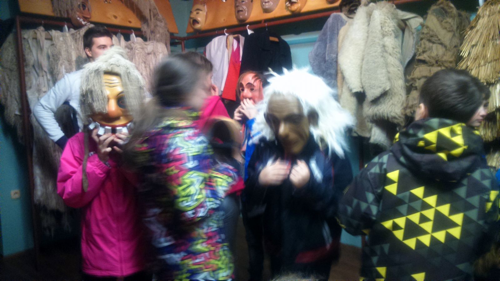 Osnovnošolci pri Laufarjih